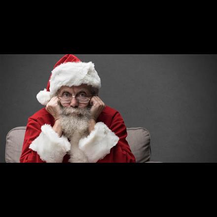 père noël triste